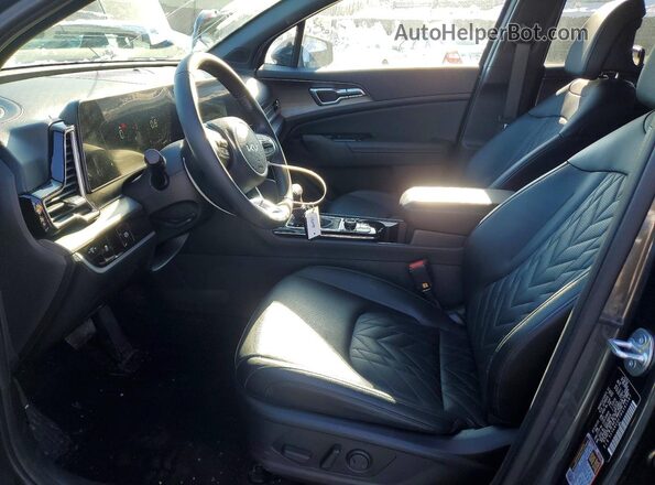 5XYK6CDF7RG161587 2024 KIA SPORTAGE Charcoal Widok wnętrza z przodu