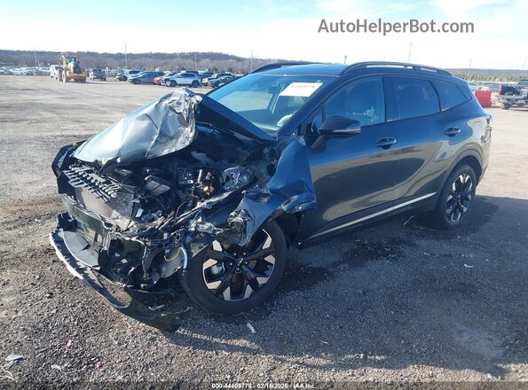 5XYK6CDF8RG182500 2024 KIA SPORTAGE Gray წინა მარცხენა ხედი სამი მეოთხედიდან