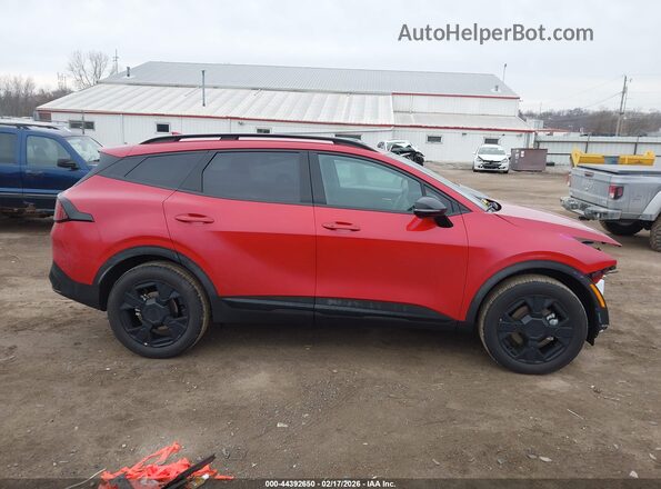 5XYK6CDF8TG380193 2026 KIA SPORTAGE Red Vista interior de 360 grados