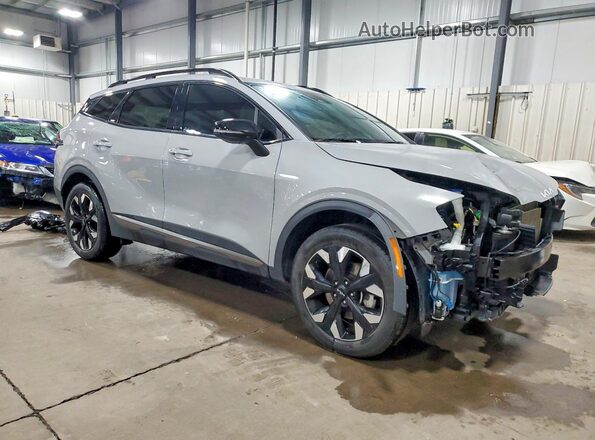 5XYK6CDFXRG173880 2024 KIA SPORTAGE Серый Передняя правая четверть