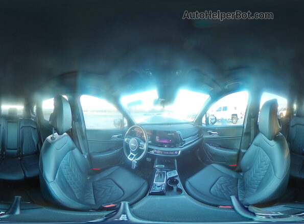 5XYK7CDF0SG234253 2025 KIA SPORTAGE Зеленый Панорамный вид салона 360°