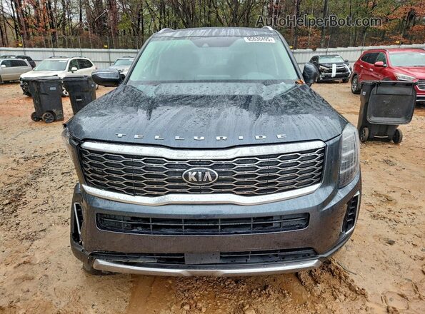 5XYP34HC9MG114302 2021 KIA TELLURIDE Серый Вид спереди