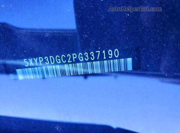 5XYP3DGC2PG337190 2023 KIA TELLURIDE Черный Вид подкапотного пространства
