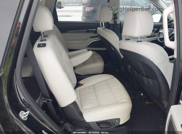 5XYP3DHC7NG299645 2022 KIA TELLURIDE Black Widok naklejki z numerem VIN