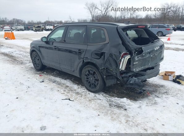 5XYP3DHC7NG299645 2022 KIA TELLURIDE Black Tył lewy