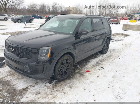 5XYP3DHC7NG299645 2022 KIA TELLURIDE Black Przód lewy
