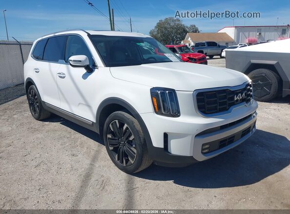 5XYP54GC0PG355293 2023 KIA TELLURIDE White Przód prawy