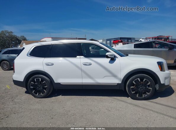 5XYP54GC0PG355293 2023 KIA TELLURIDE White Widok wnętrza z tyłu