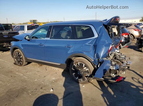 5XYP54GC4RG544502 2024 KIA TELLURIDE Синий Задняя левая четверть