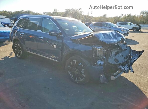 5XYP54GC4RG544502 2024 KIA TELLURIDE Синий Передняя правая четверть