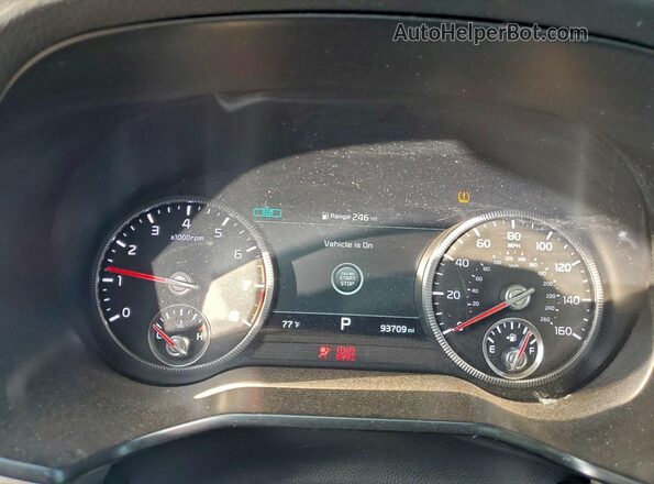 5XYP54HC7LG012084 2020 KIA TELLURIDE Green Սարքավորումների վահանակի տեսք