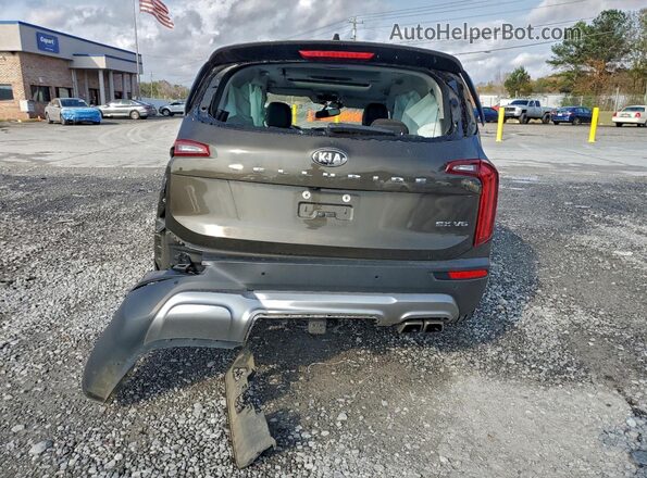 5XYP54HC7LG012084 2020 KIA TELLURIDE Green Հետևի տեսք