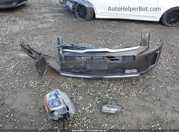 5XYP5DHC8MG108582 2021 KIA TELLURIDE Коричневый Вид щитка приборов