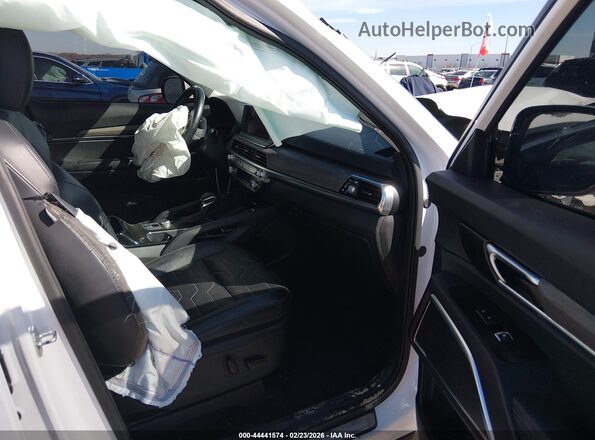5XYP5DHC8MG146927 2021 KIA TELLURIDE Белый Вид салона спереди