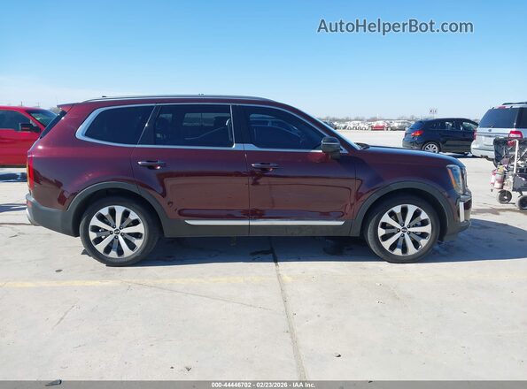 5XYP64HC6LG050208 2020 KIA TELLURIDE Burgundy Սալոնի հետևի տեսք
