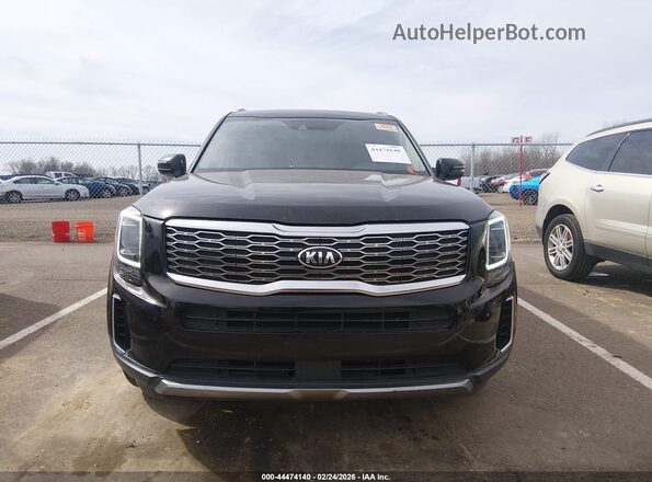 5XYP64HC8MG101015 2021 KIA TELLURIDE Black Widok zestawu wskaźników