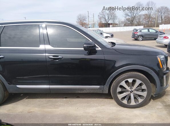 5XYP64HC8MG101015 2021 KIA TELLURIDE Black Widok wnętrza z tyłu