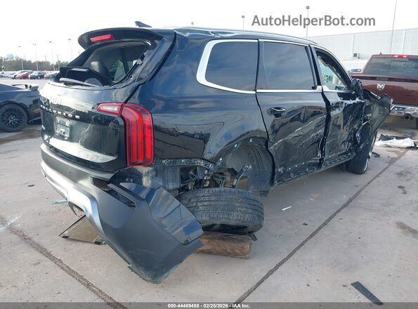 5XYP64HC9NG240281 2022 KIA TELLURIDE Черный Задняя правая четверть