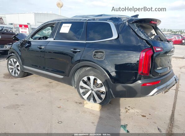 5XYP64HC9NG240281 2022 KIA TELLURIDE Черный Задняя левая четверть