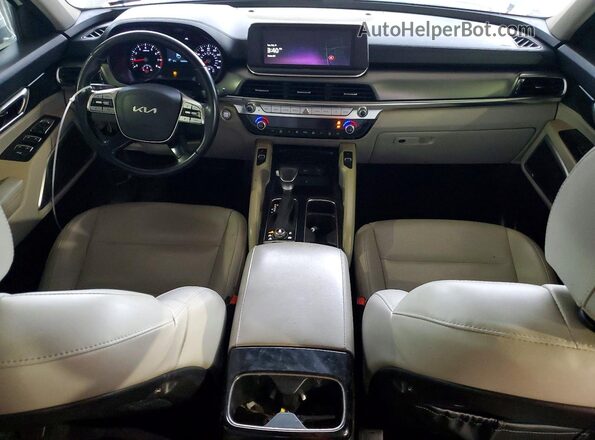 5XYP6DHC8NG210818 2022 KIA TELLURIDE White წინა პანელის ხედი