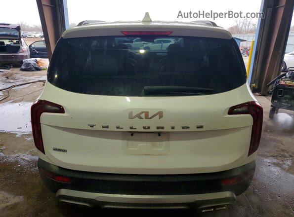 5XYP6DHC8NG210818 2022 KIA TELLURIDE White უკანა ხედი