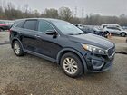 2017 Kia Sorento Lx Черный vin: 5XYPG4A34HG194435