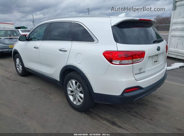 5XYPG4A39GG014218 2016 KIA SORENTO White Trasero izquierdo