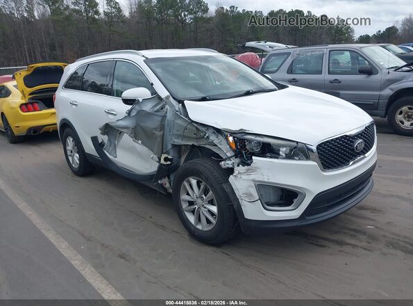5XYPG4A39GG014218 2016 KIA SORENTO White Delantero derecho