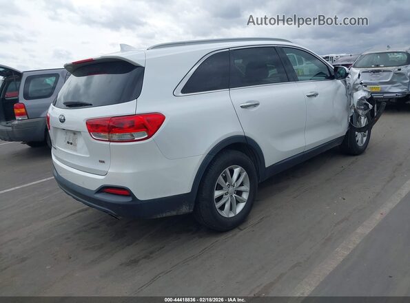 5XYPG4A39GG014218 2016 KIA SORENTO White Trasero derecho
