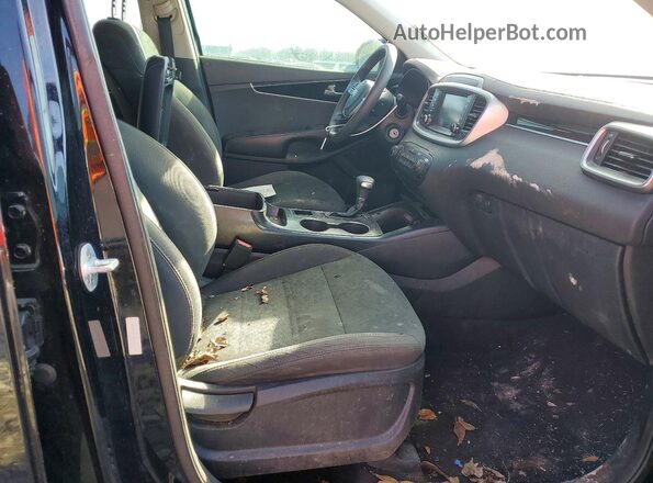 5XYPG4A3XKG534775 2019 KIA SORENTO Black Widok wnętrza z przodu
