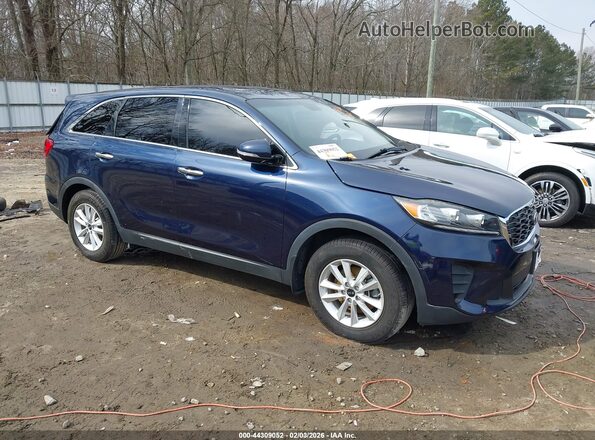 5XYPG4A50KG489833 2019 KIA SORENTO Синий Передняя правая четверть