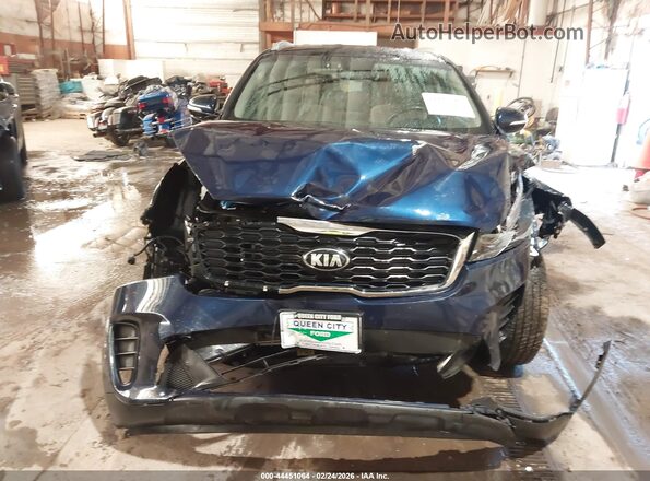 5XYPGDA30KG546935 2019 KIA SORENTO Dark Blue Вид спереди