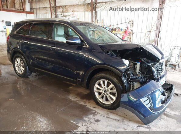 5XYPGDA30KG546935 2019 KIA SORENTO Dark Blue Передняя правая четверть