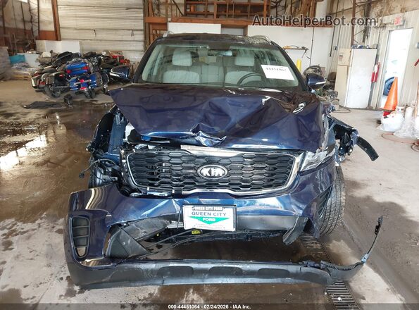 5XYPGDA30KG546935 2019 KIA SORENTO Dark Blue Вид щитка приборов