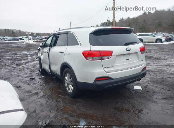 5XYPGDA33GG169573 2016 KIA SORENTO Белый Задняя левая четверть