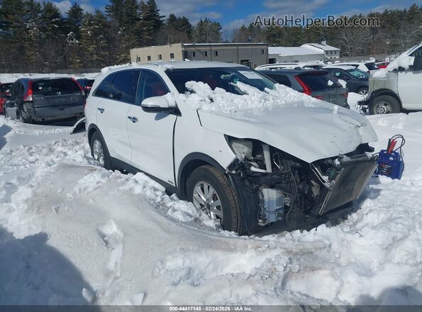 5XYPGDA5XLG618453 2020 KIA SORENTO Белый Передняя правая четверть