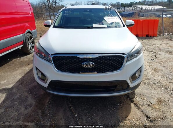 5XYPH4A51HG314657 2017 KIA SORENTO Белый Вид задней части салона