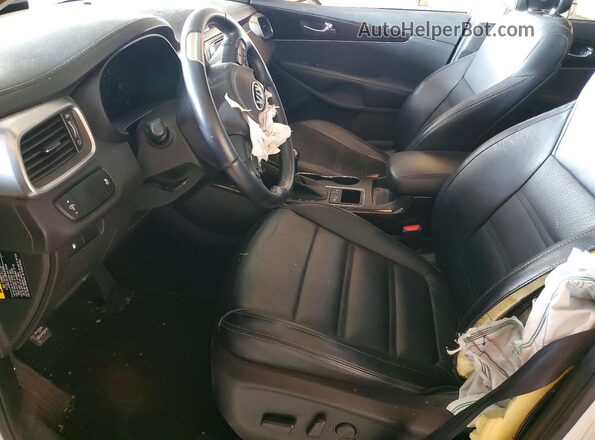 5XYPH4A52GG040819 2016 KIA SORENTO Белый Вид салона спереди