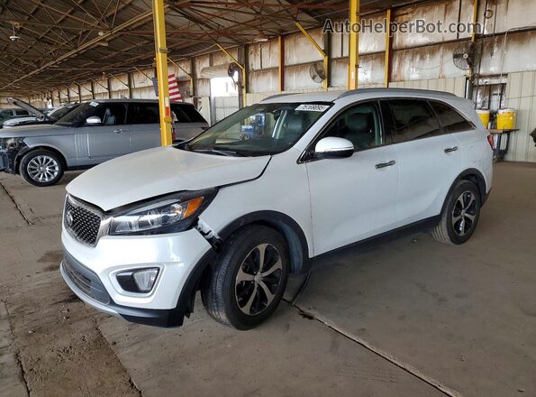 5XYPH4A52GG040819 2016 KIA SORENTO Белый Передняя левая четверть