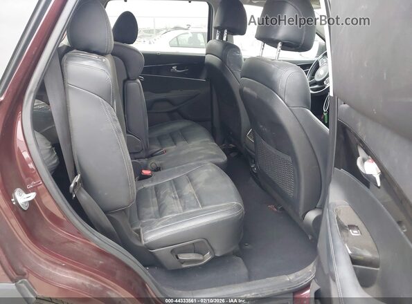 5XYPH4A55HG236982 2017 KIA SORENTO Бордовый Вид наклейки с VIN-кодом