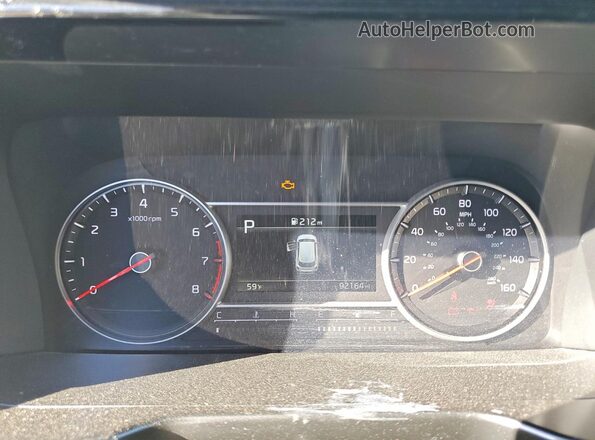5XYRG4LC1MG057212 2021 KIA SORENTO White Instrument cluster view