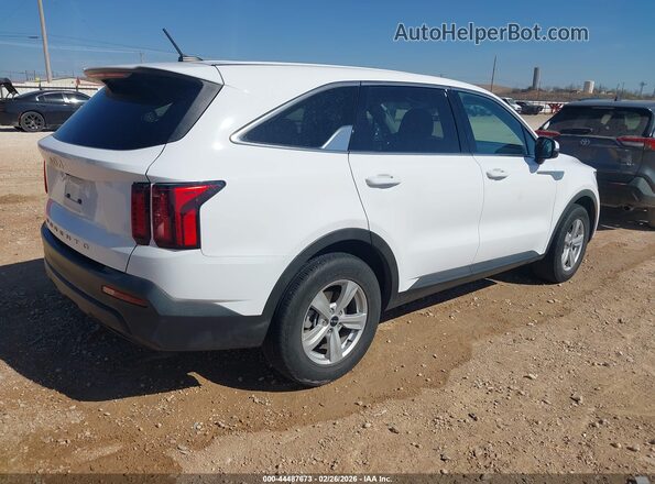 5XYRG4LC1NG133898 2022 KIA SORENTO Белый Задняя правая четверть