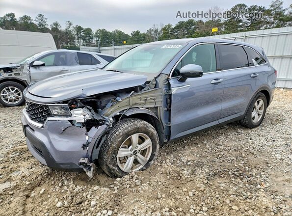 5XYRG4LCXNG110197 2022 KIA SORENTO Gray Передня ліва чверть