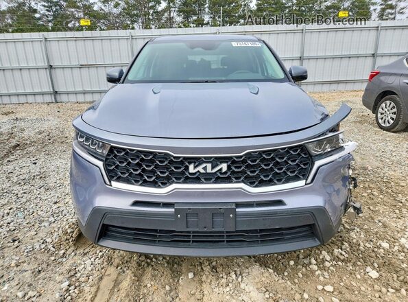5XYRG4LCXNG110197 2022 KIA SORENTO Gray Вид спереду