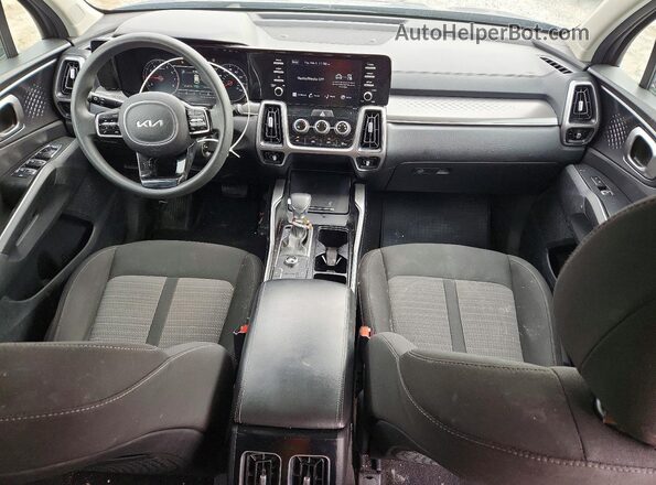 5XYRG4LCXNG110197 2022 KIA SORENTO Gray Вид панелі приладів