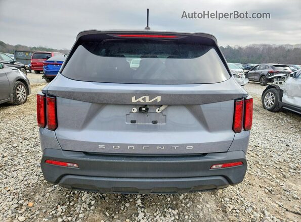 5XYRG4LCXNG110197 2022 KIA SORENTO Gray Вид ззаду