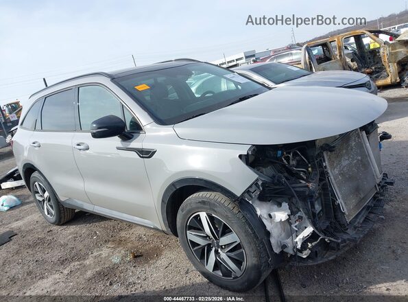 5XYRH4LF2PG166287 2023 KIA SORENTO Серый Вид задней части салона