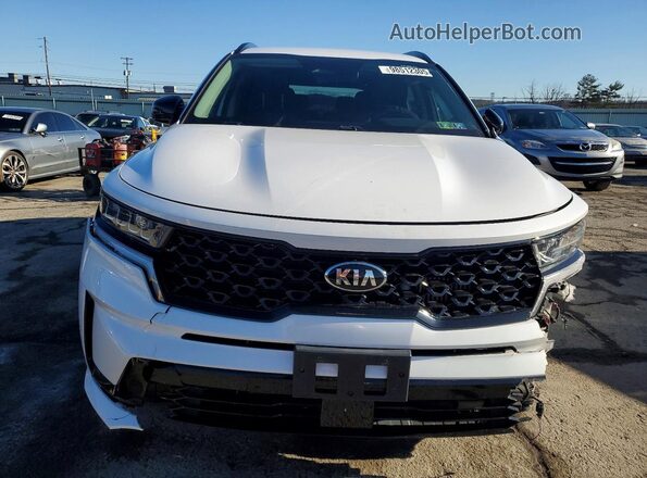 5XYRHDLF7MG014128 2021 KIA SORENTO White Front view