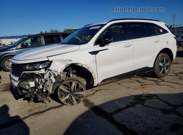 5XYRHDLF7MG014128 2021 KIA SORENTO White Front left