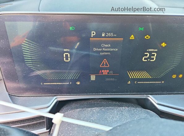 5XYRL4JC5RG256298 2024 KIA SORENTO Charcoal Вид щитка приладів